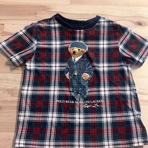 Polo by Ralph Lauren Kids Plaid Tee - Red, Blue, and White